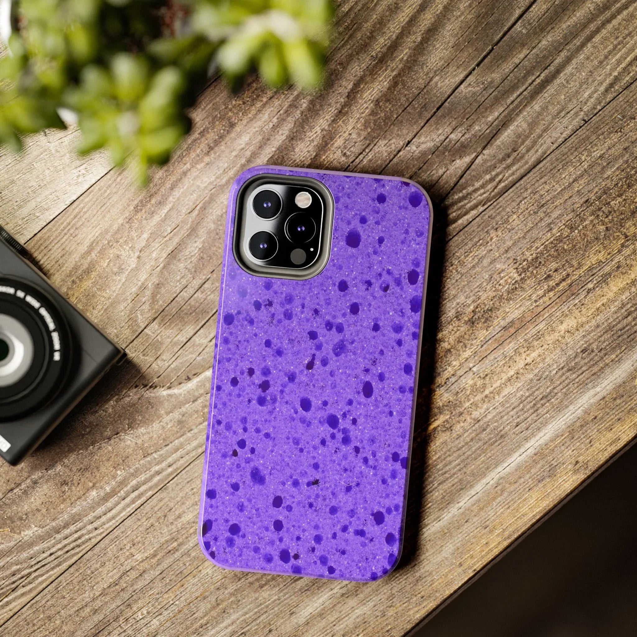 Purple Sponge Phone Case (Apple & Android) - Pink Sweetheart