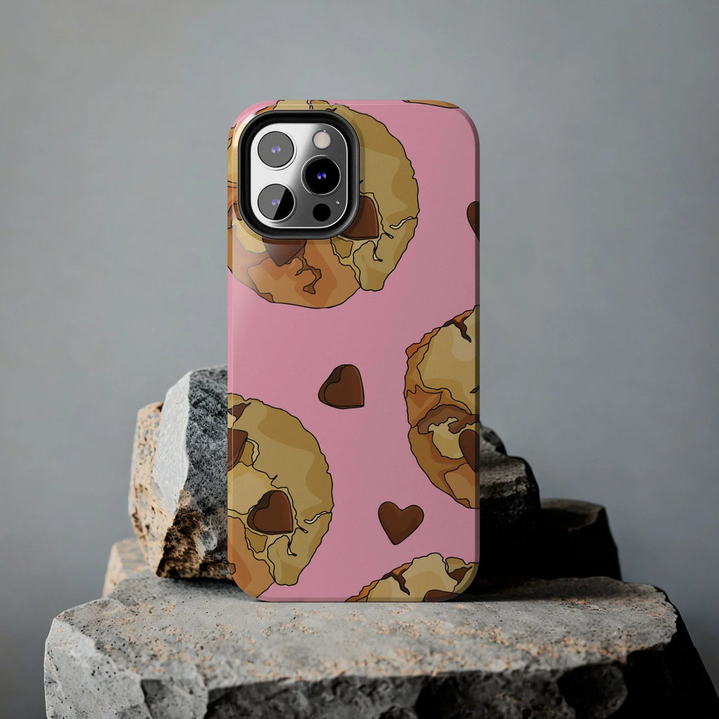 Chocolate Chip Cookies Phone Case (Apple & Android) - Pink Sweetheart