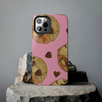 Chocolate Chip Cookies Phone Case (Apple & Android) - Pink Sweetheart