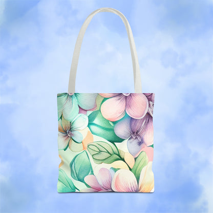 Lush Pastel Florals Tote Bag