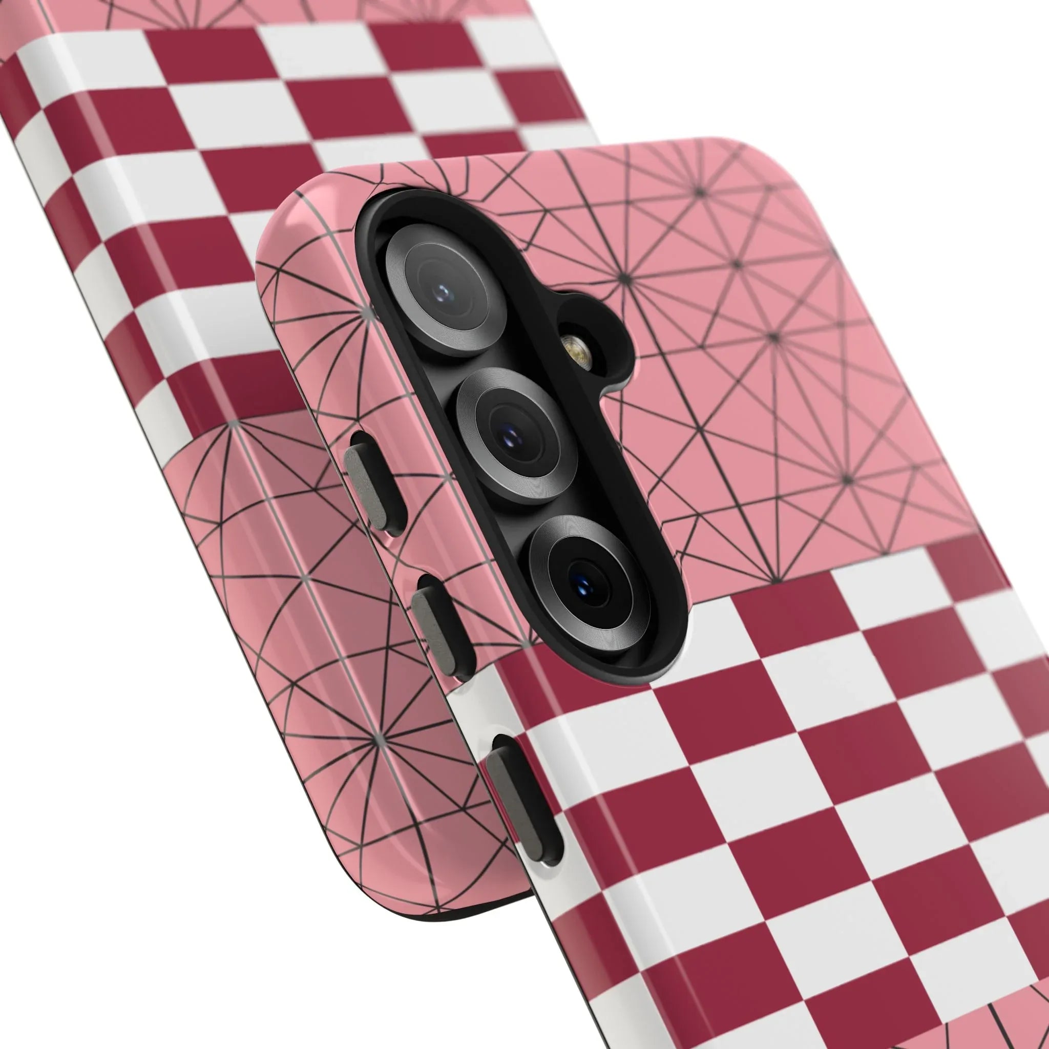 Geometric Kimono Tough Phone Case (Apple & Android) - Pink Sweetheart