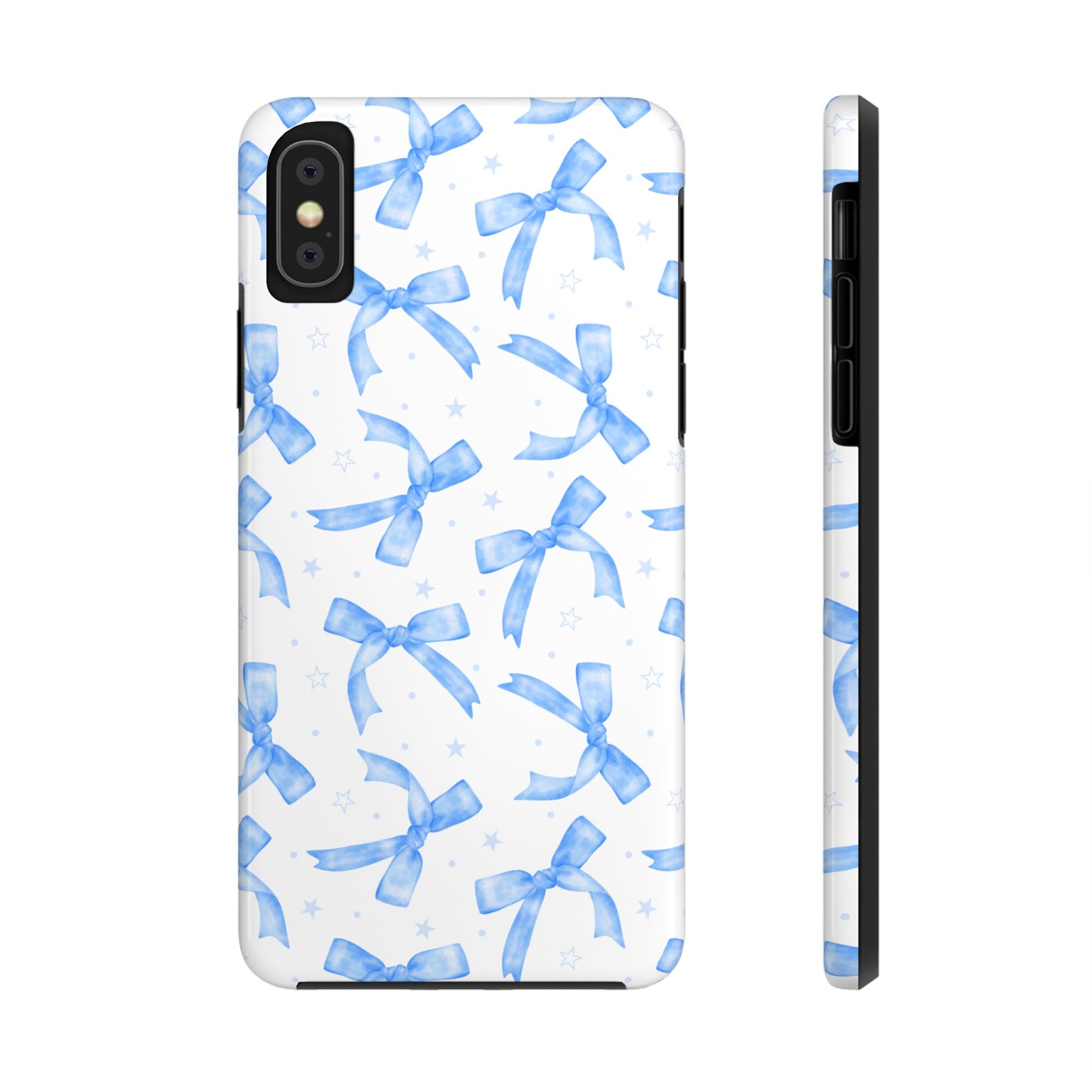 Lacey Baby Blue Ribbons Phone Case (Apple & Android)