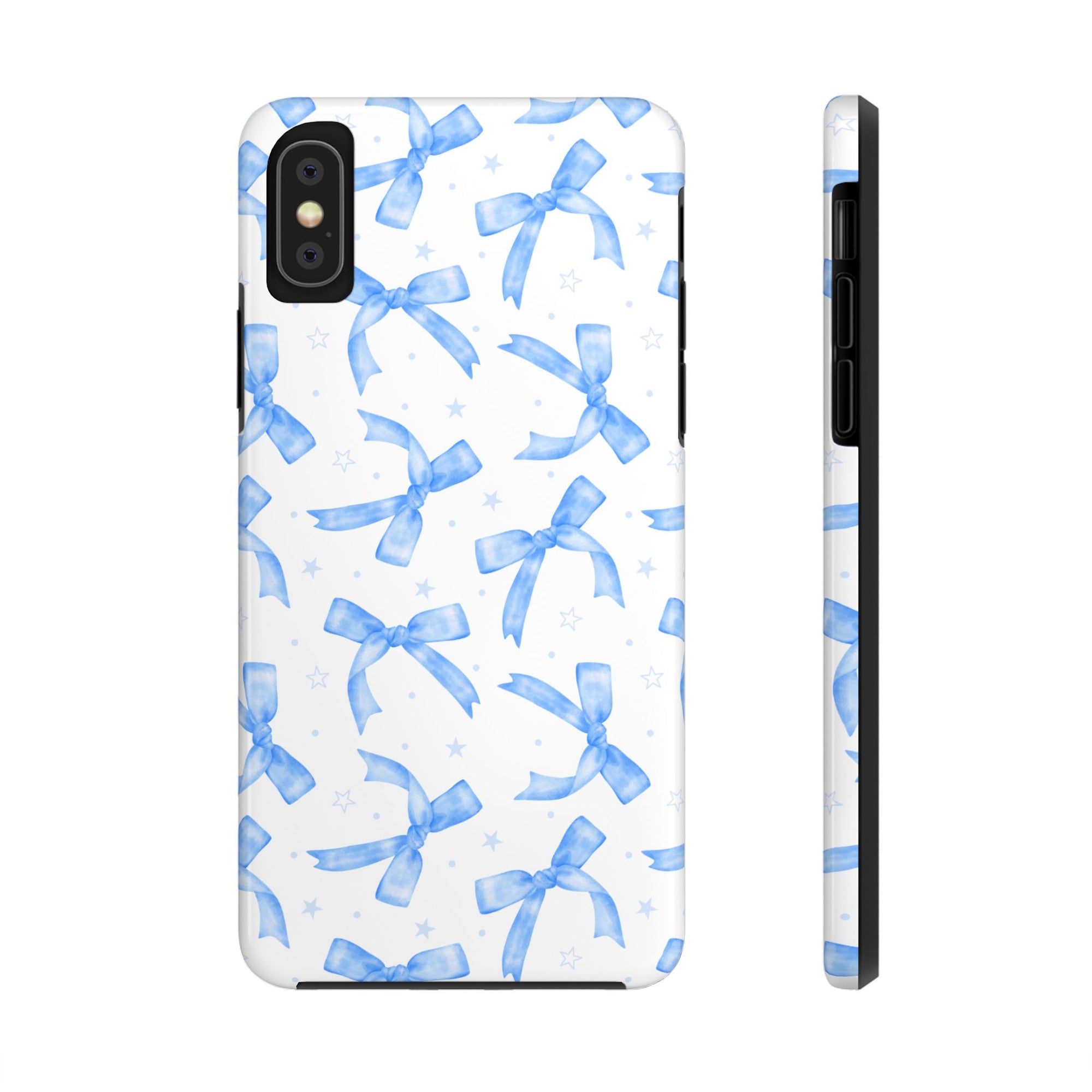 Lacey Baby Blue Ribbons Phone Case (Apple & Android)