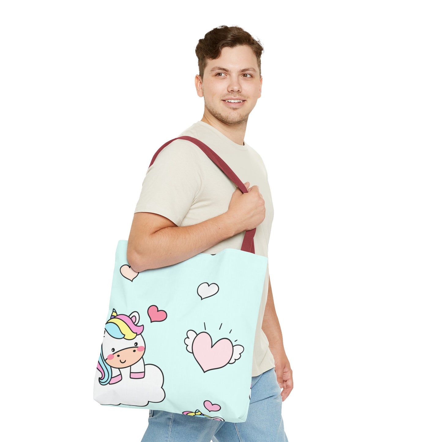 Cute Chibi Unicorn Tote Bag