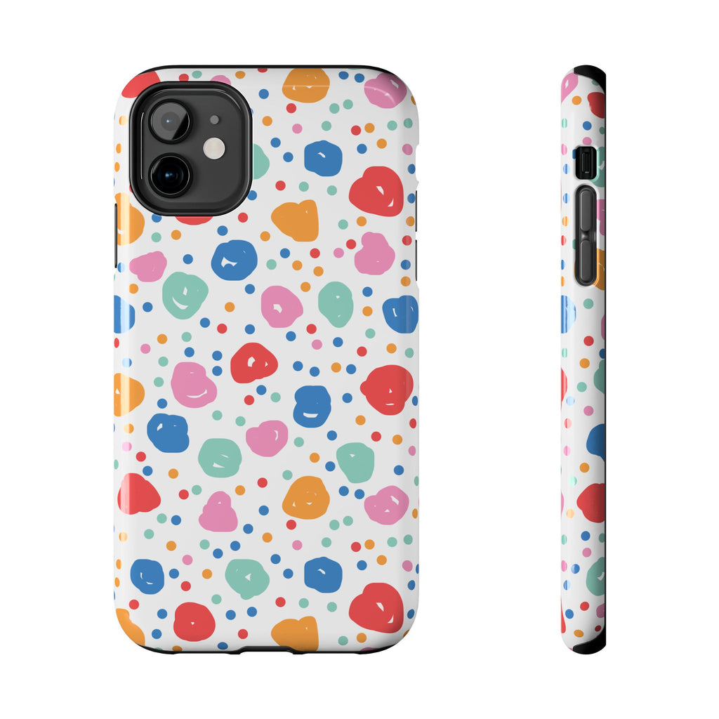Seamless Hand Drawn Polka Phone Case (Apple & Android)