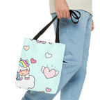 Cute Chibi Unicorn Tote Bag