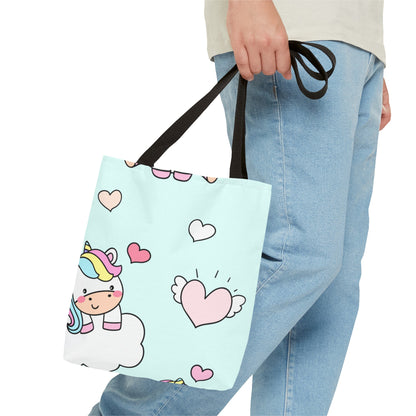 Cute Chibi Unicorn Tote Bag