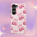 Disco Cherries Phone Case (Apple & Android) - Pink Sweetheart