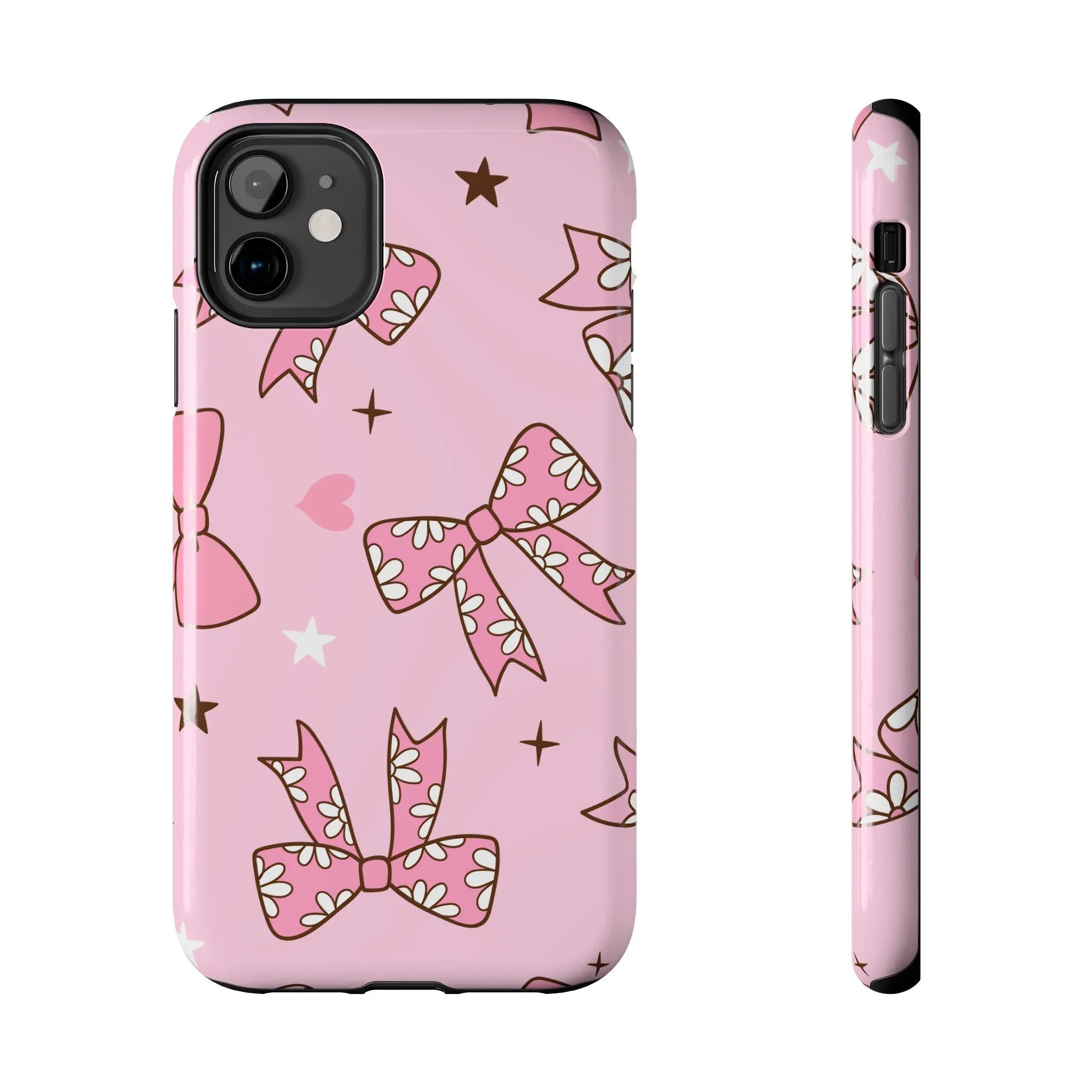 Pretty Pink Bows Phone Case (Apple & Android) - Pink Sweetheart
