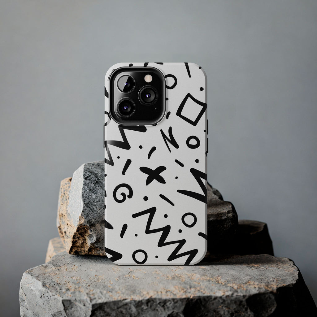 Abstract Memphis Pattern Phone Case (Apple & Android)