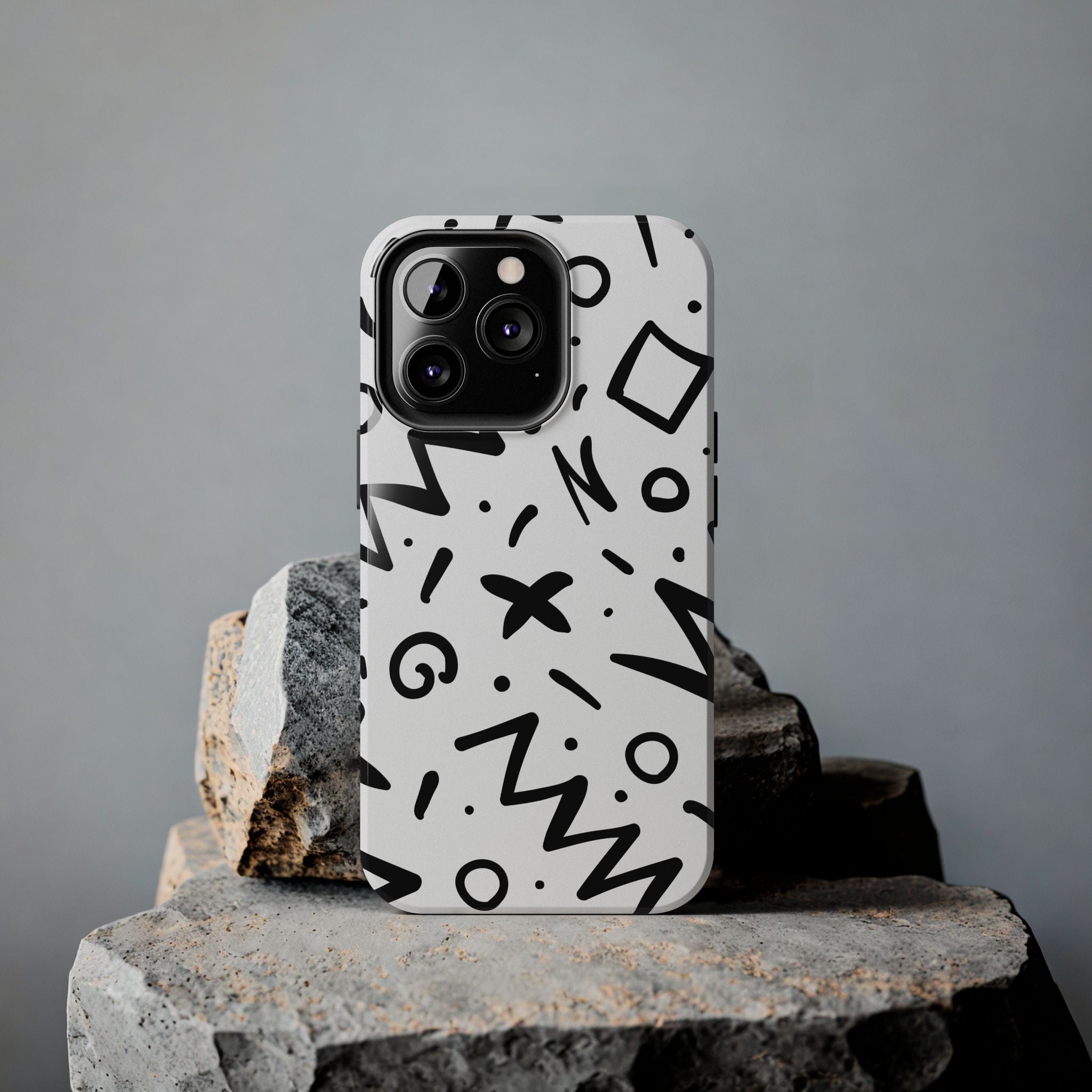 Abstract Memphis Pattern Phone Case (Apple & Android)