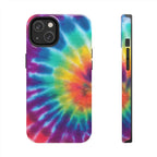 Groovy Tie Dye Phone Case (Apple & Android) - Pink Sweetheart