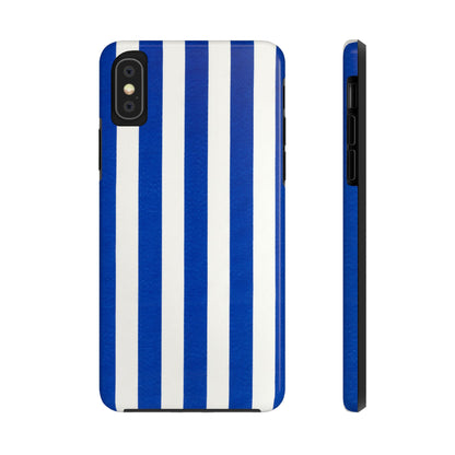 Blue & White Stripes Phone Case