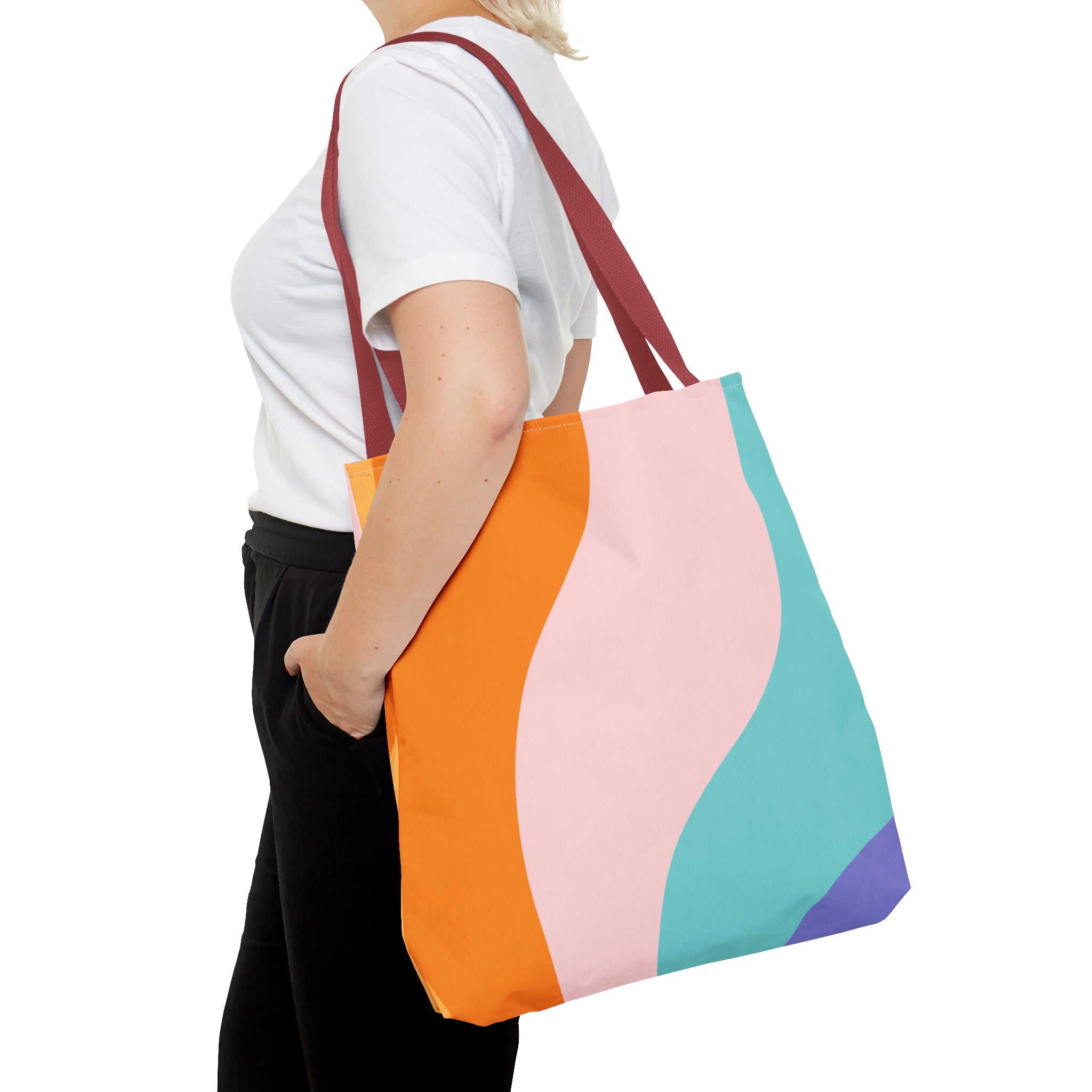 Groovy Psychedelic Splash Tote Bag