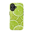 Green Citrus Lime Phone Case (Apple & Android) - Pink Sweetheart