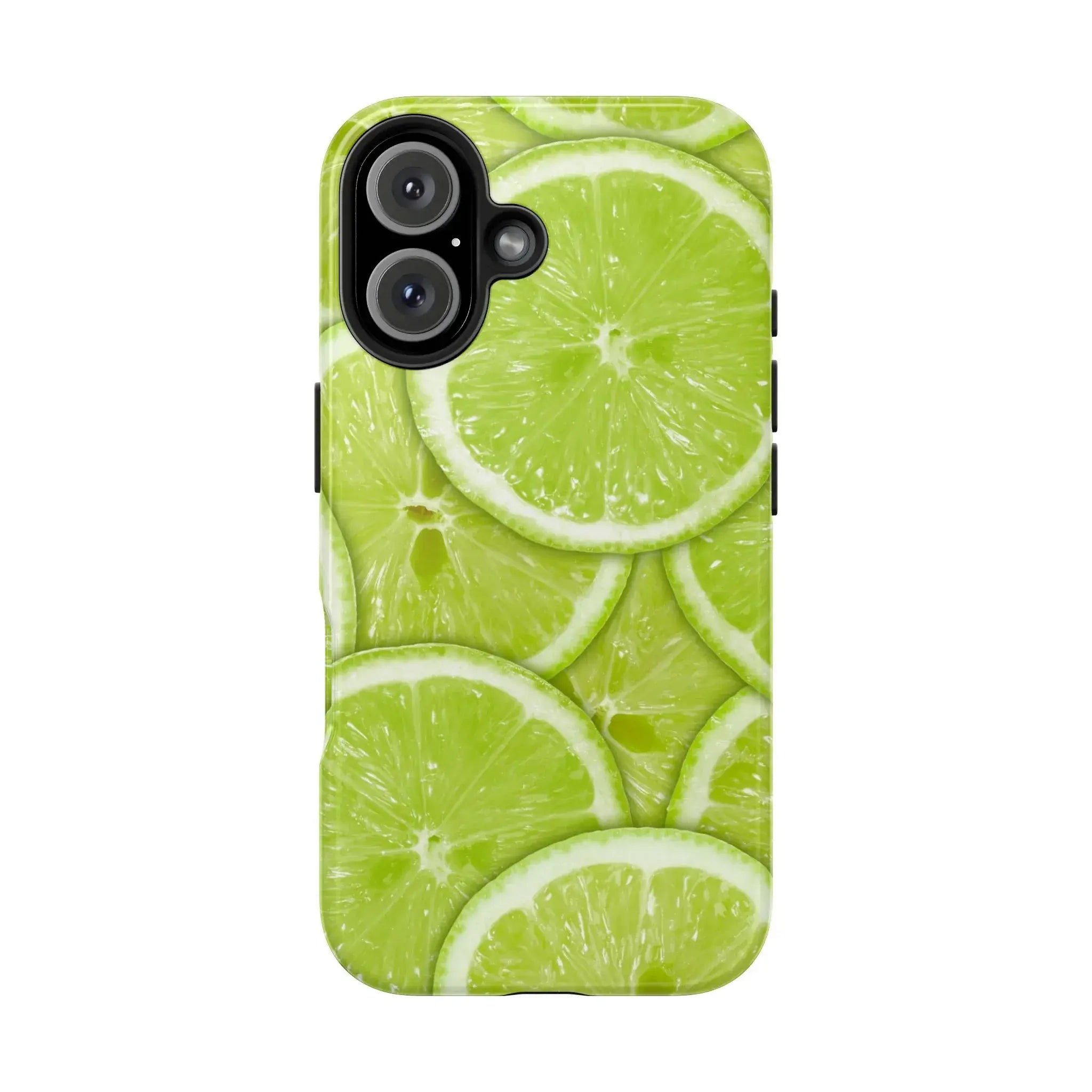 Green Citrus Lime Phone Case (Apple & Android) - Pink Sweetheart