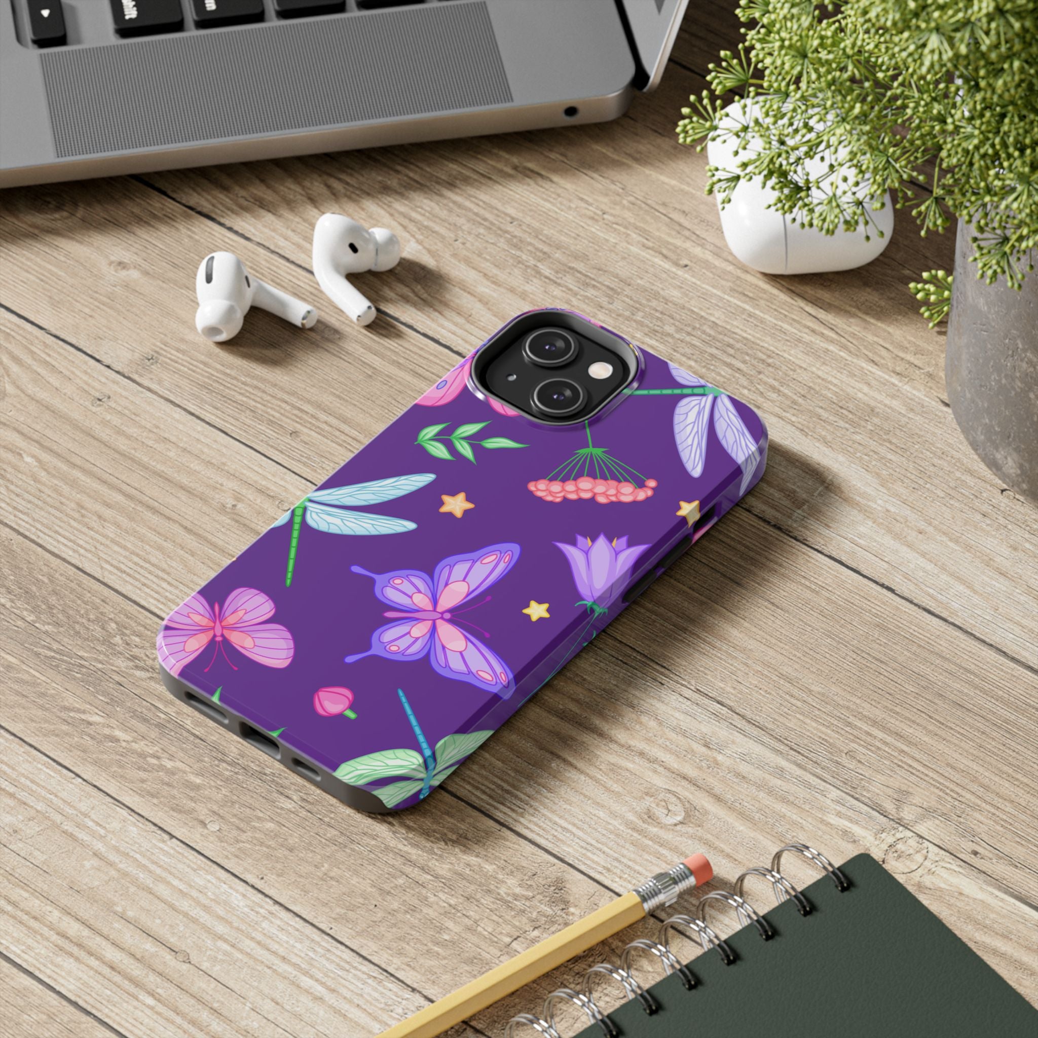 Purple Majestic Butterfly Phone Case (Apple & Android)