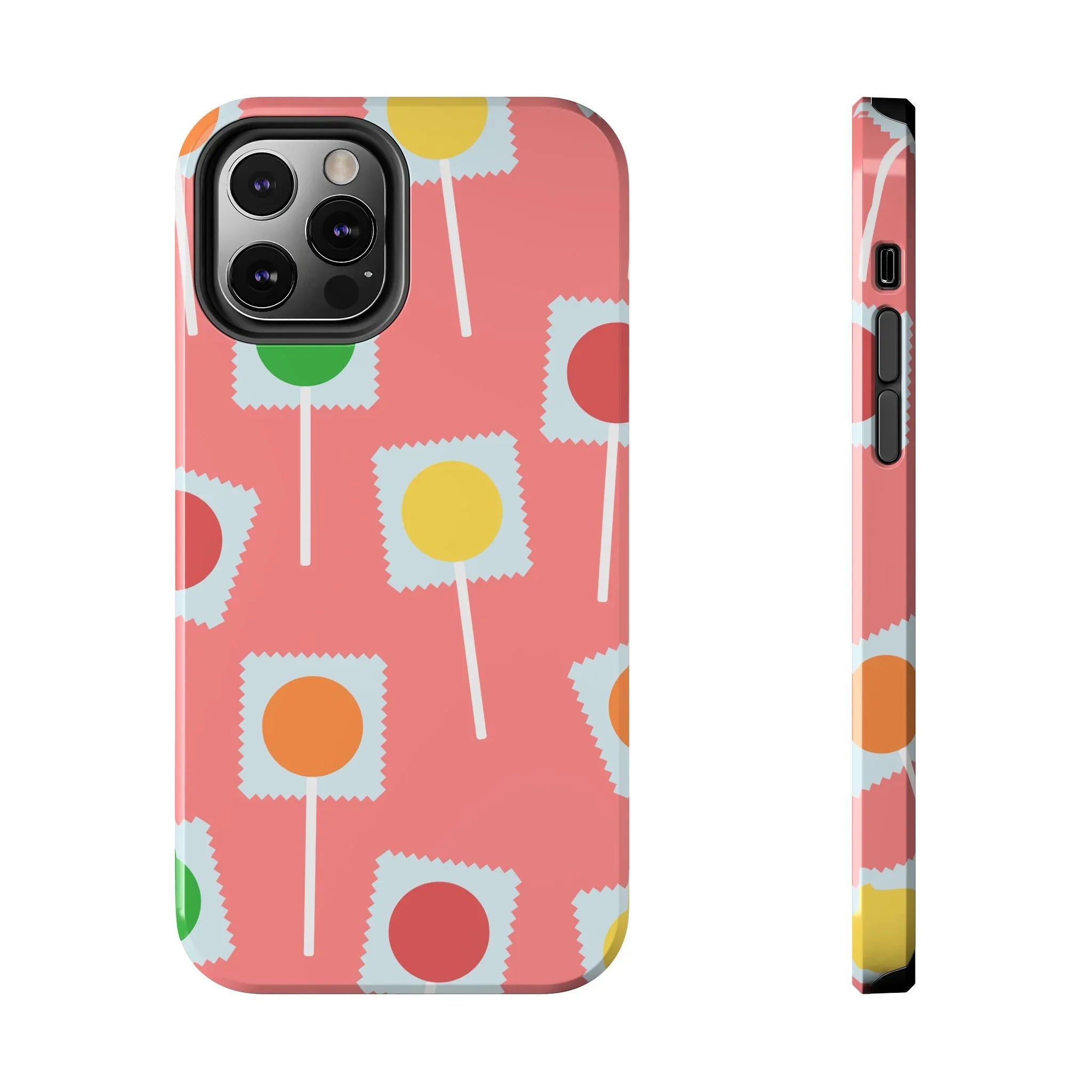 Lollipop Candy Phone Case (Apple & Android) - Pink Sweetheart