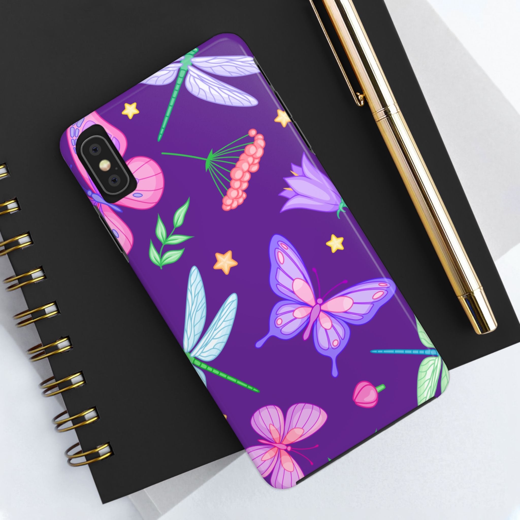 Purple Majestic Butterfly Phone Case (Apple & Android)