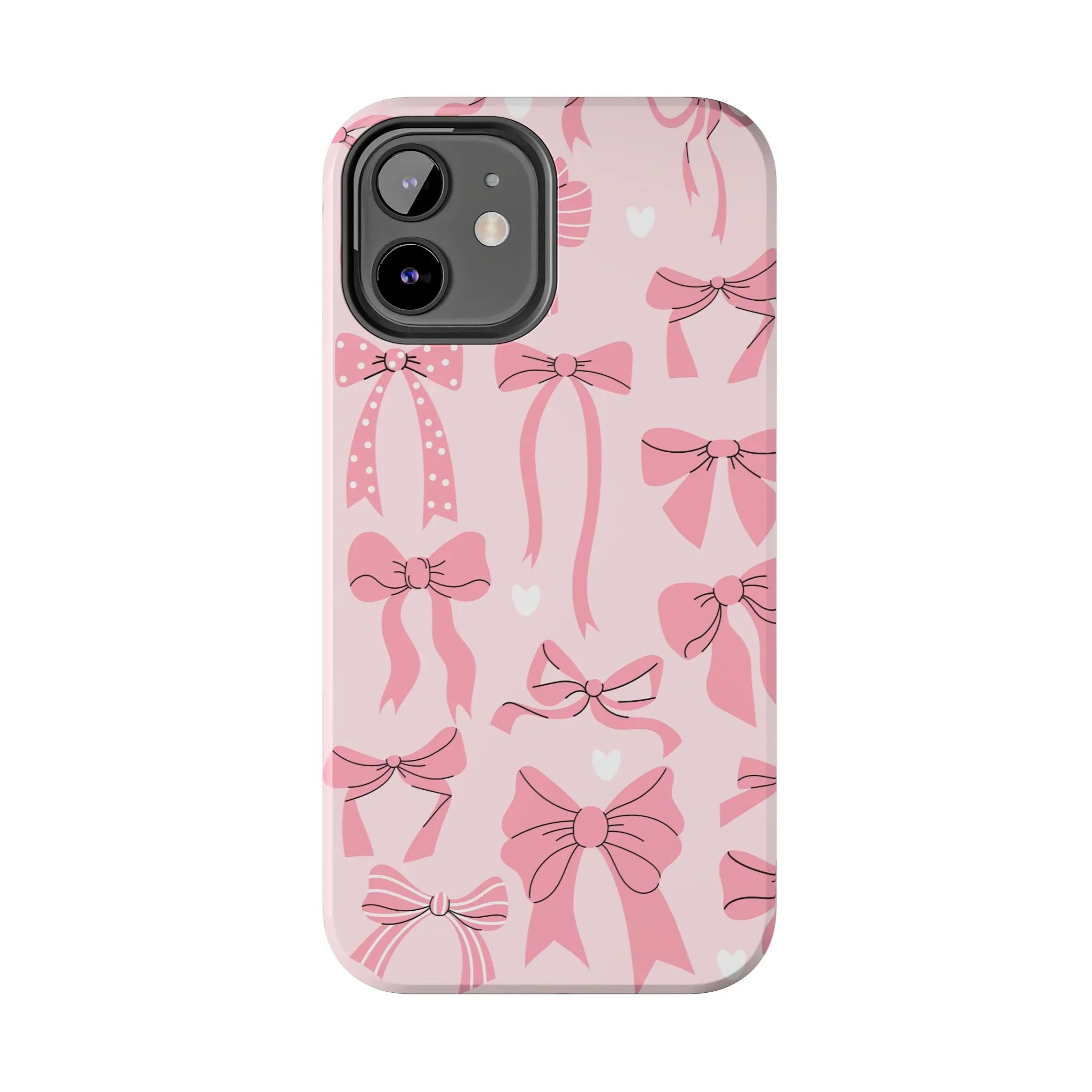Pink Bow Ribbons Phone Case (Apple & Android) - Pink Sweetheart