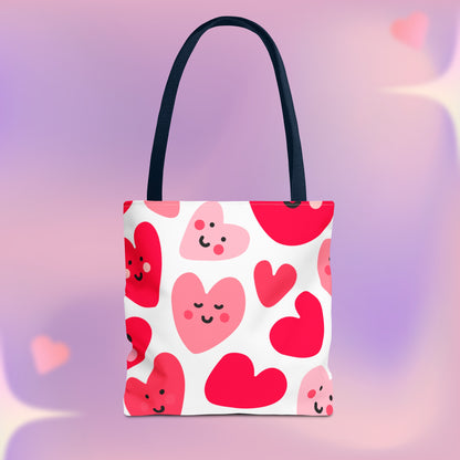 Happy Little Hearts Tote Bag