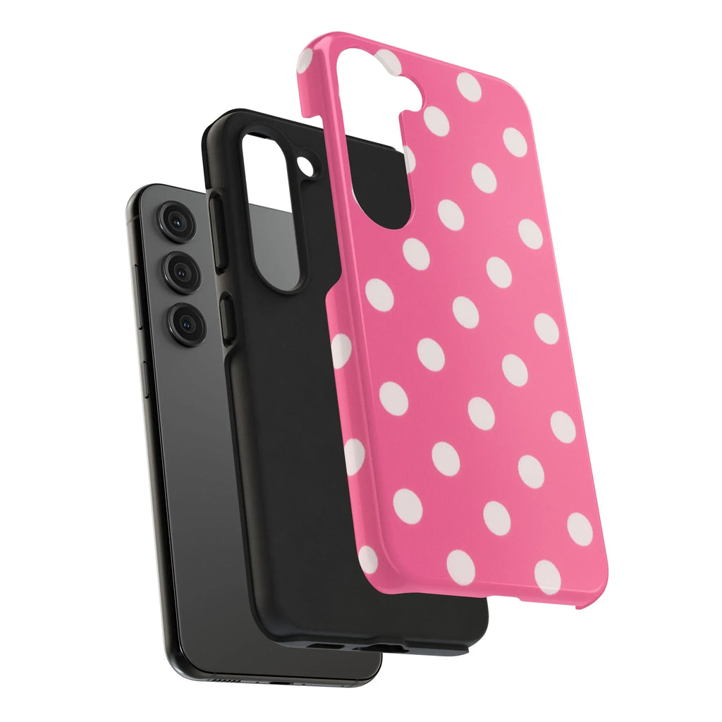 Pink Polka Dot Phone Case (Apple & Android) - Pink Sweetheart