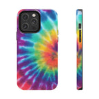 Groovy Tie Dye Phone Case (Apple & Android) - Pink Sweetheart
