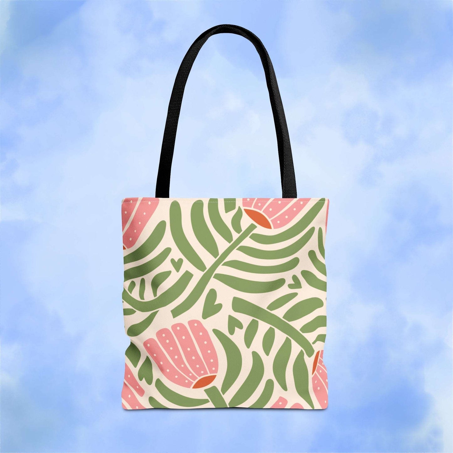 70s Retro Botanicals Tote Bag