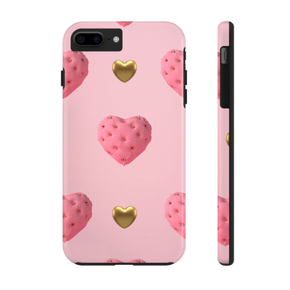 Heart of Gold Pink Phone Case