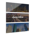Houston Skyline Acrylic Prints (Triptych)