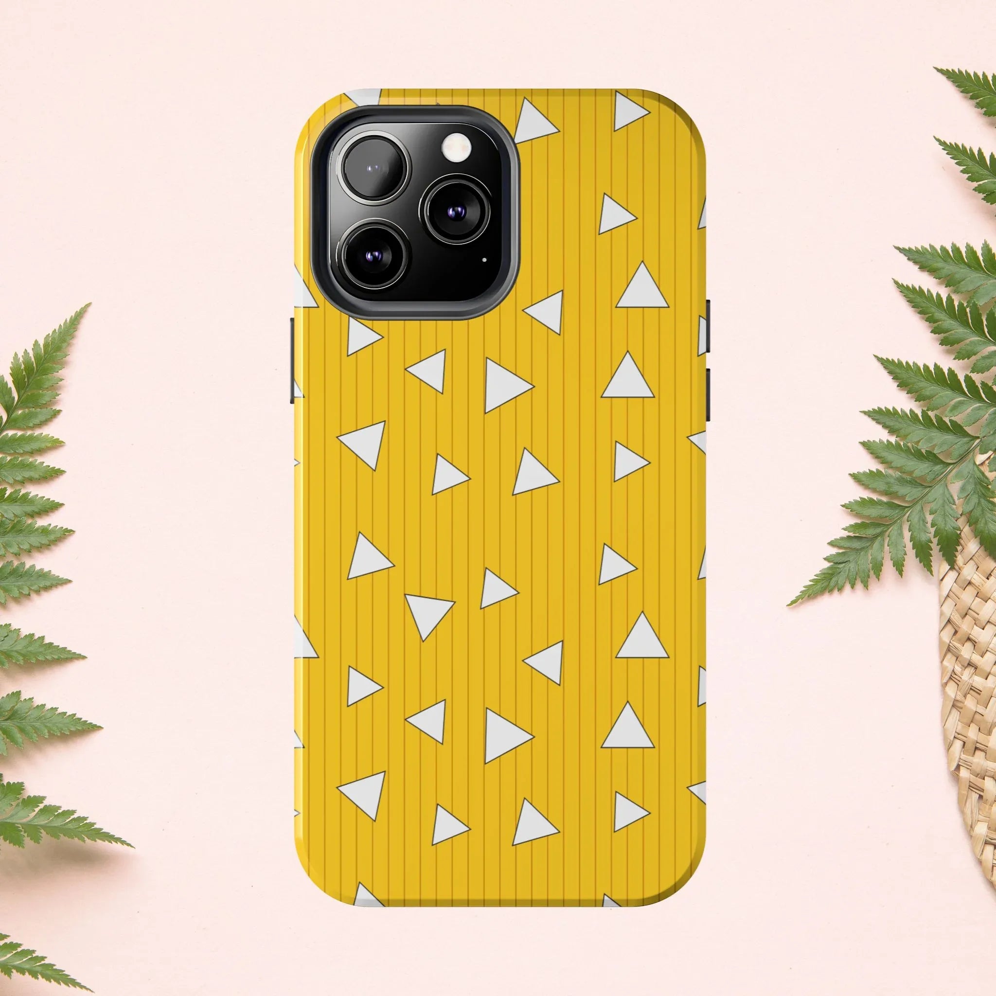 Triangle Thunder Kimono Tough Phone Case (Apple & Android) - Pink Sweetheart