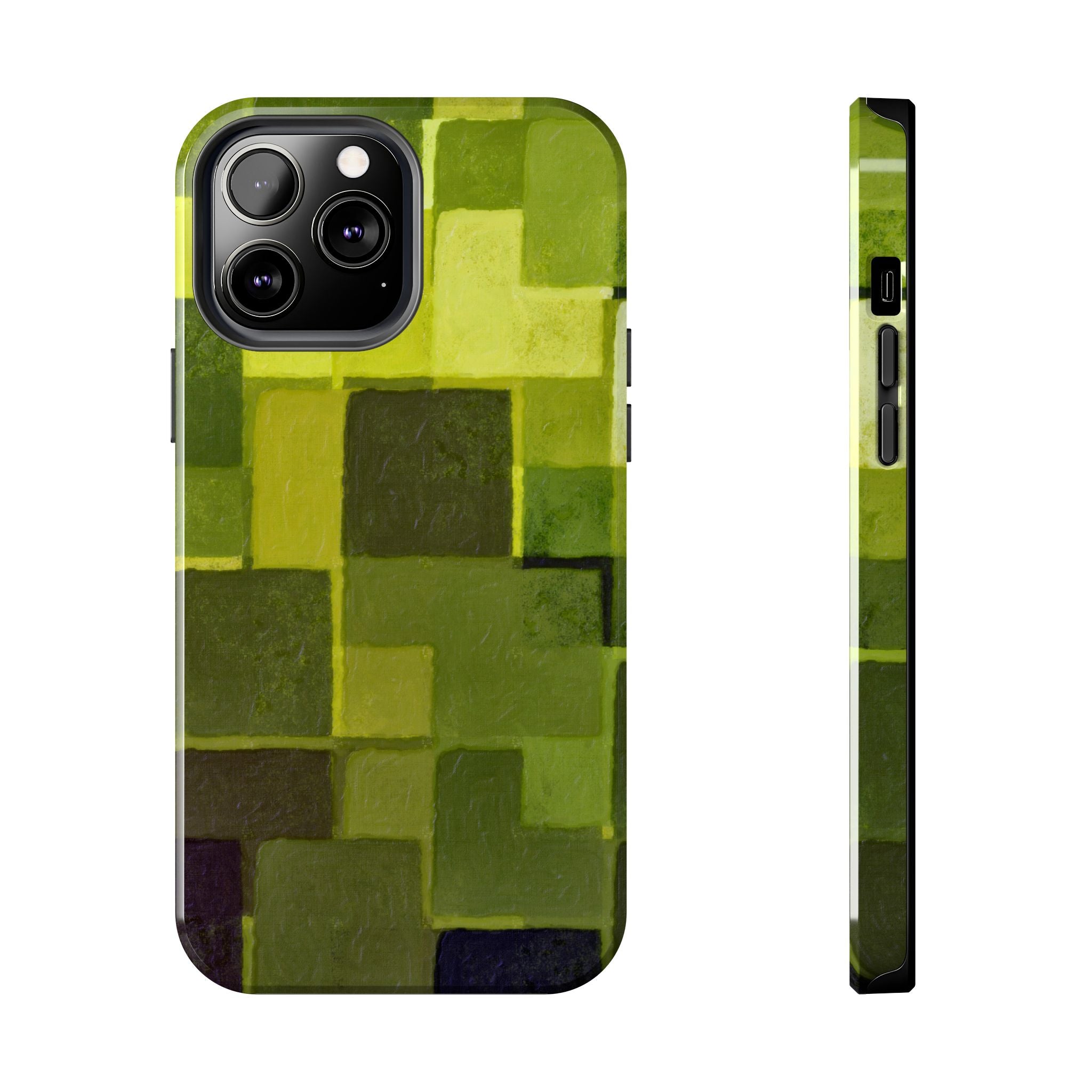 Chartreuse Patchwork Phone Case (Apple & Android)