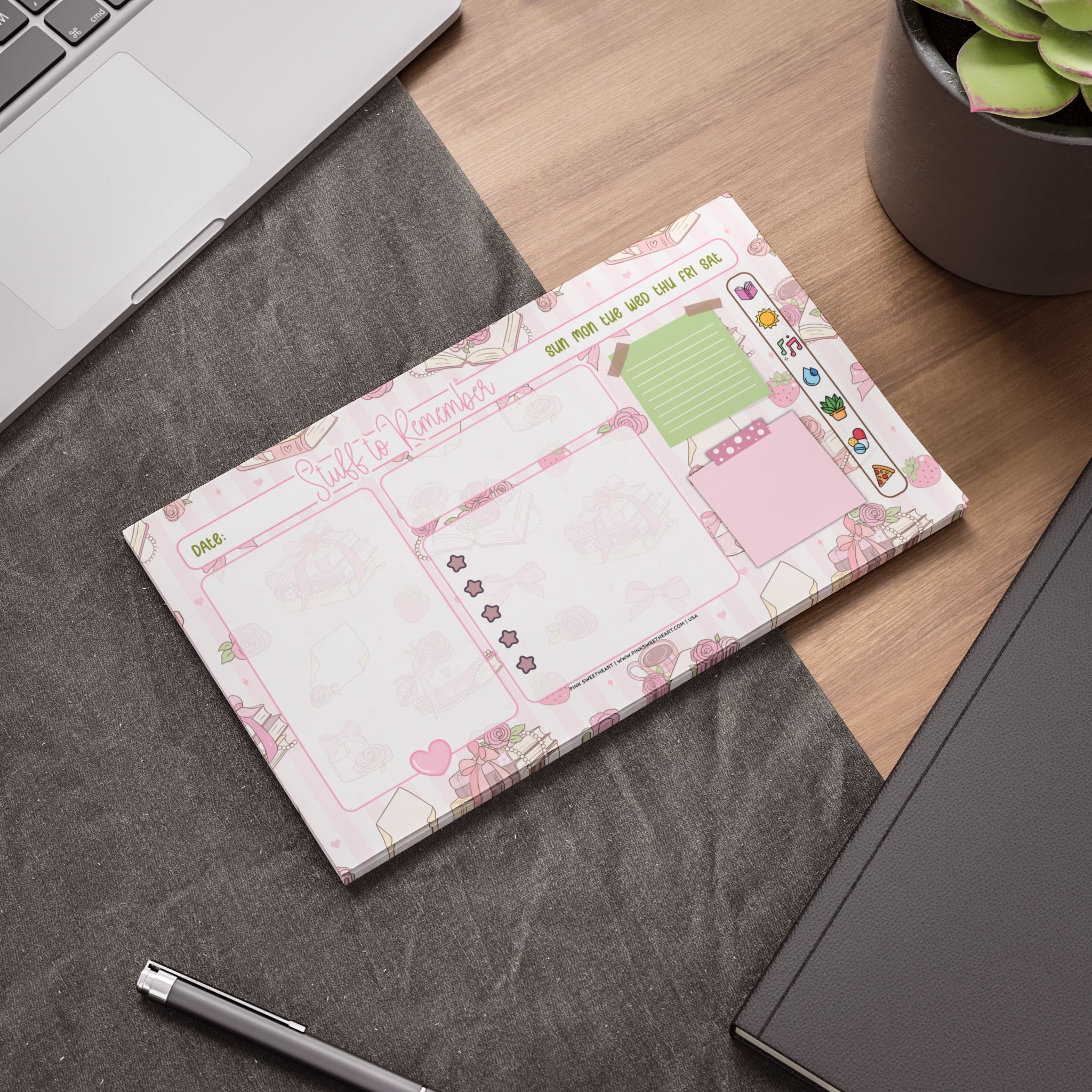 Coquette Tea Time Sticky Note Pad