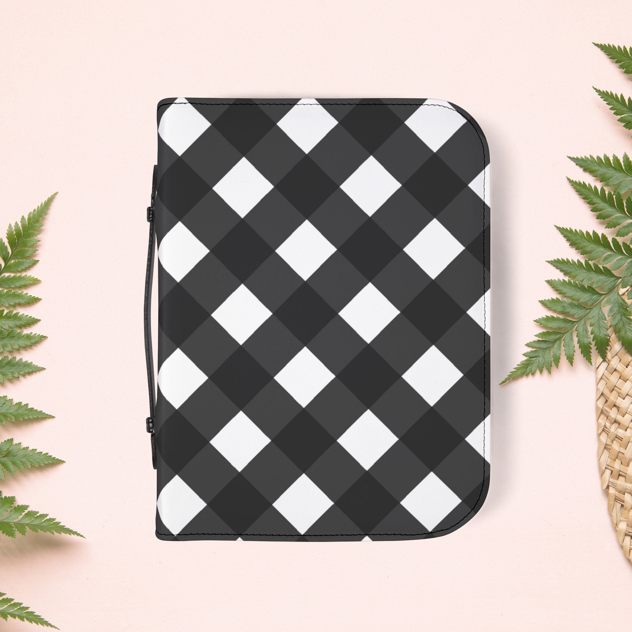 Black Gingham Book Cover