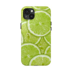 Green Citrus Lime Phone Case (Apple & Android) - Pink Sweetheart