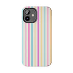 Pastel Candy Stripes Phone Cases (Apple & Android)