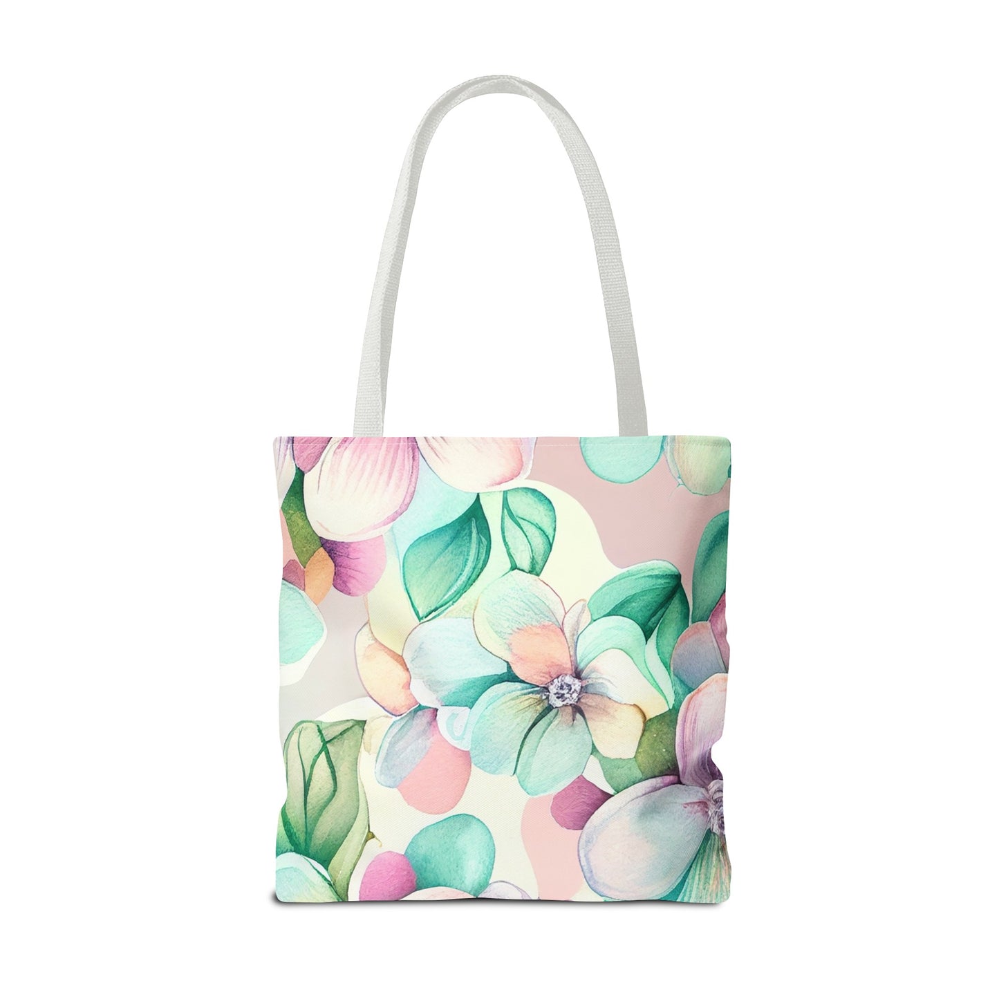 Lush Pastel Florals Tote Bag