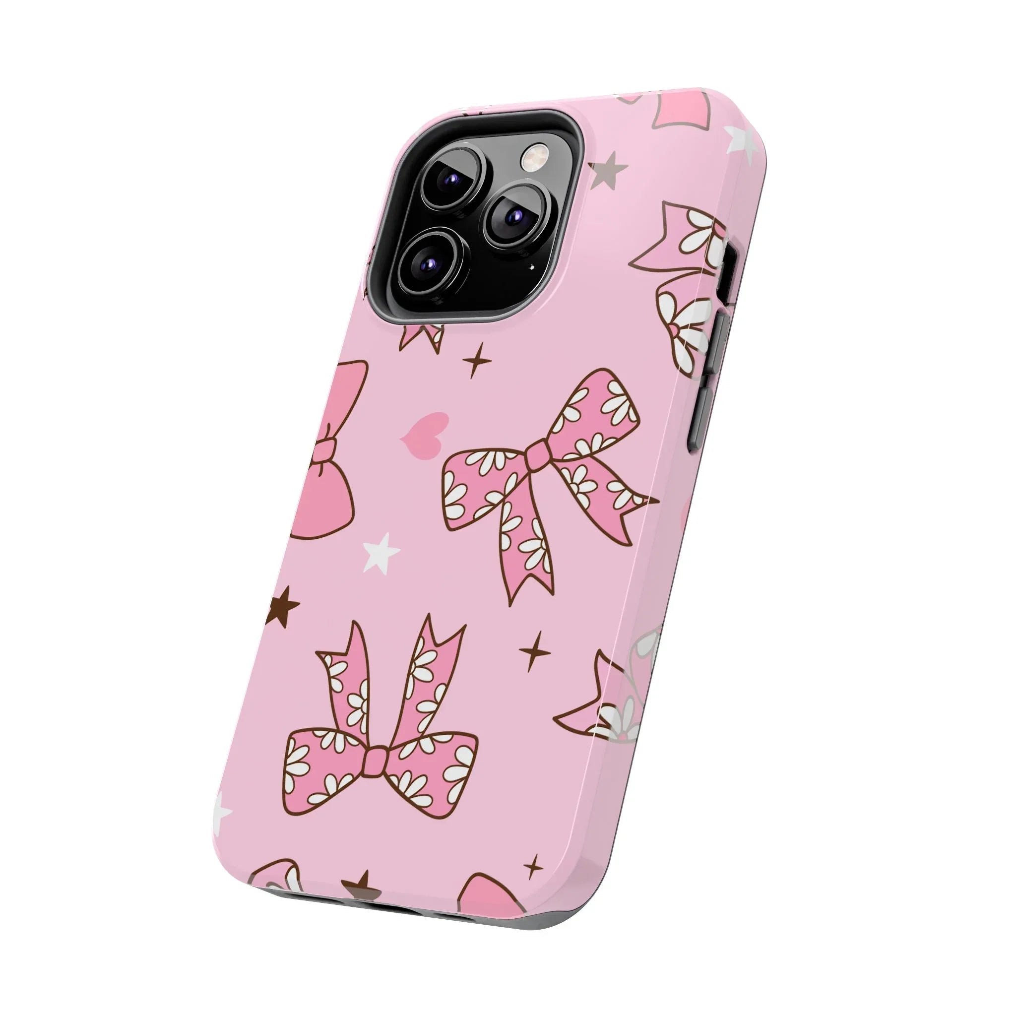 Pretty Pink Bows Phone Case (Apple & Android) - Pink Sweetheart