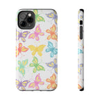 Busy Butterflies Phone Case (Apple & Android) - Pink Sweetheart