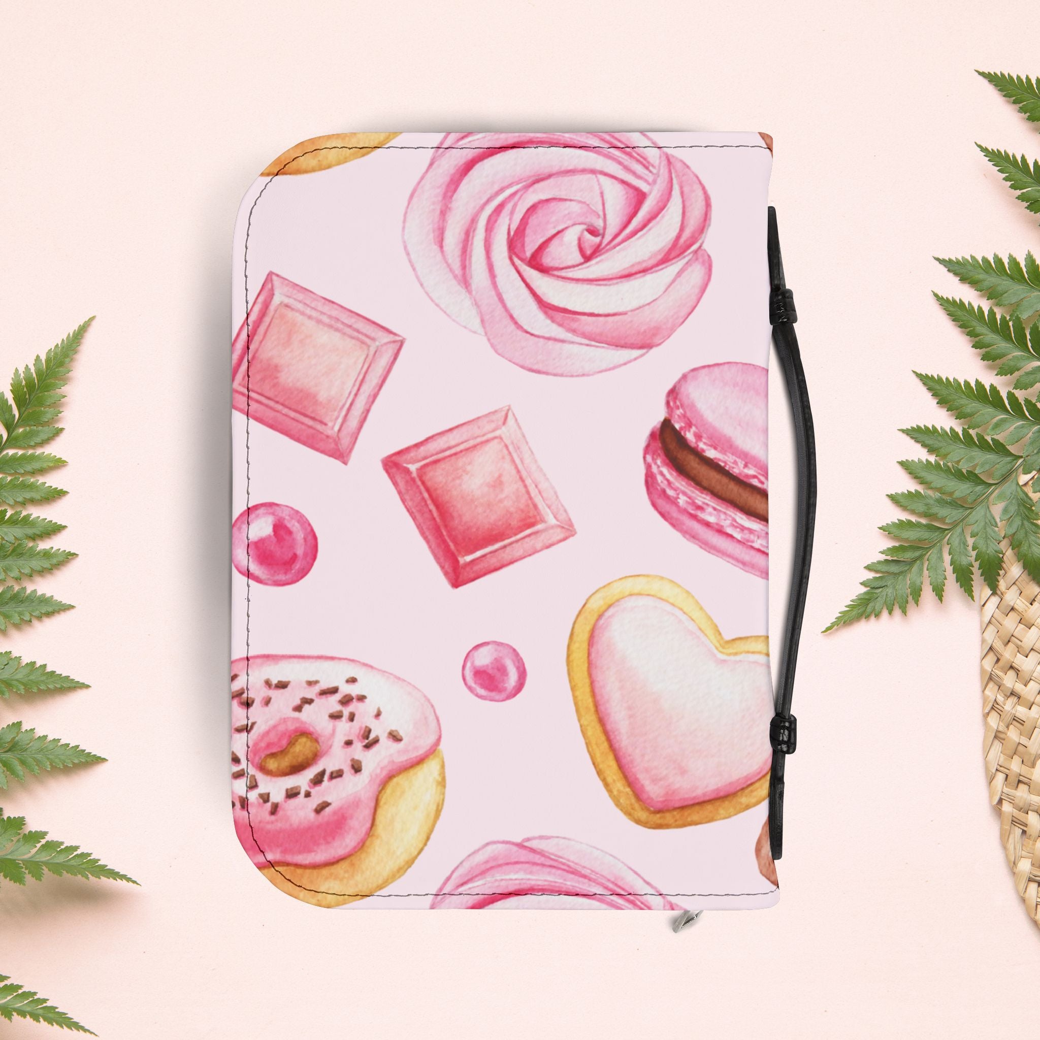 Pink Macaron Sweets Book Cover