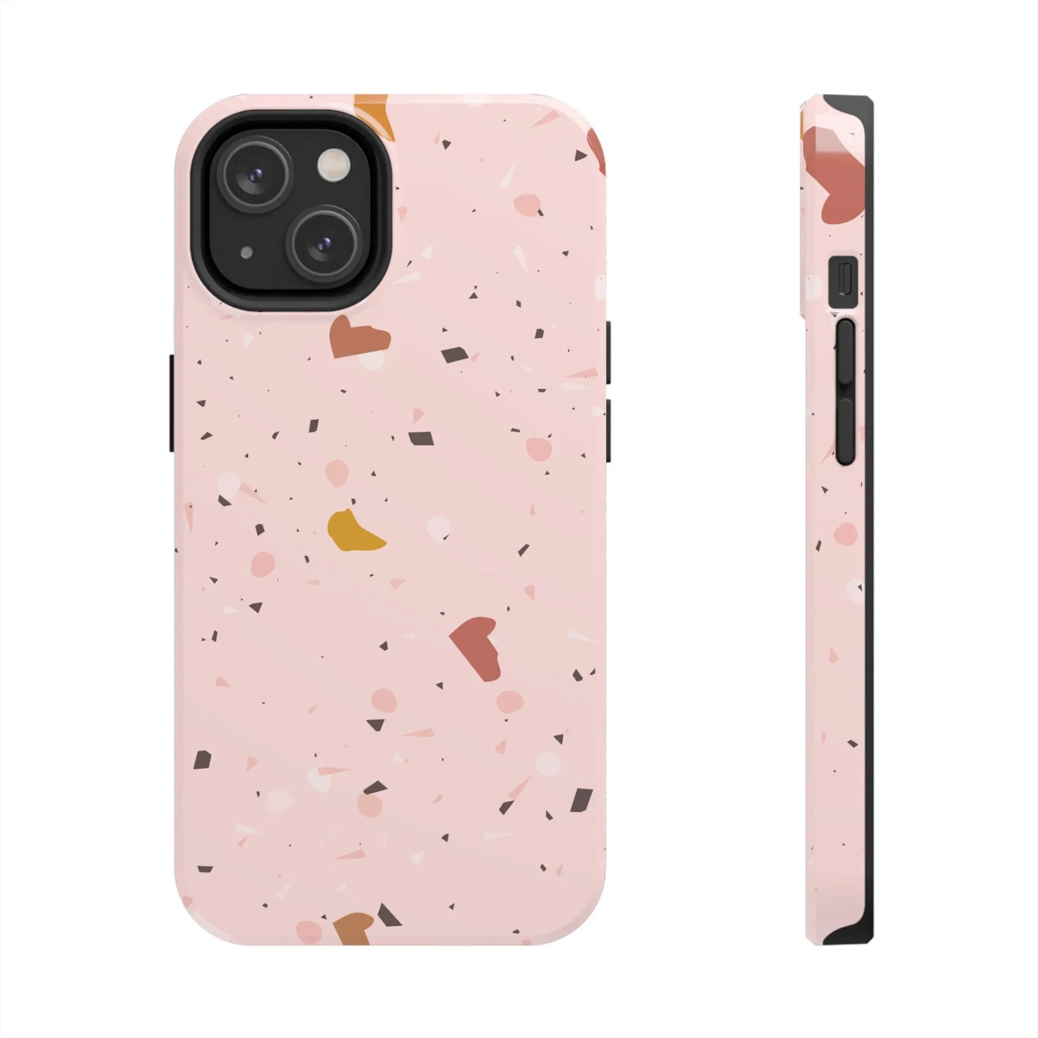 Pink Terrazzo Phone Case (Apple & Android) - Pink Sweetheart