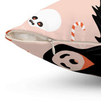 Ghostly Ghouls Square Pillow