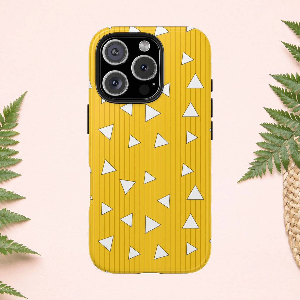 Triangle Thunder Kimono Tough Phone Case (Apple & Android) - Pink Sweetheart