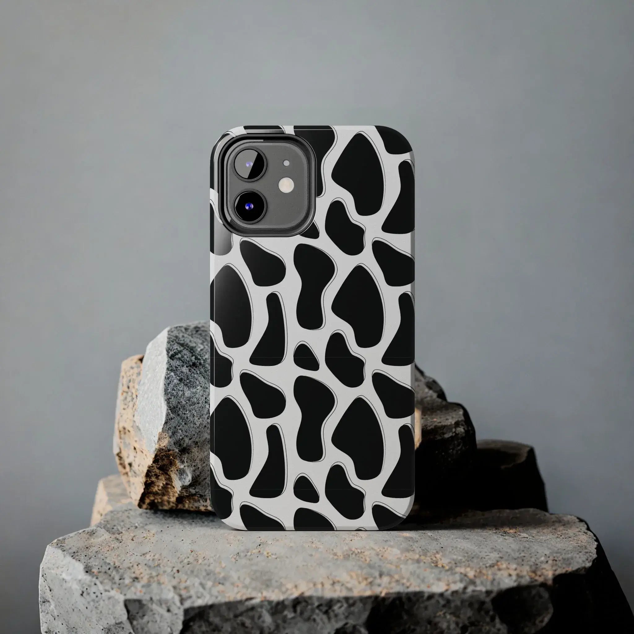 Spotted Animal Print Phone Case (Apple & Android) - Pink Sweetheart