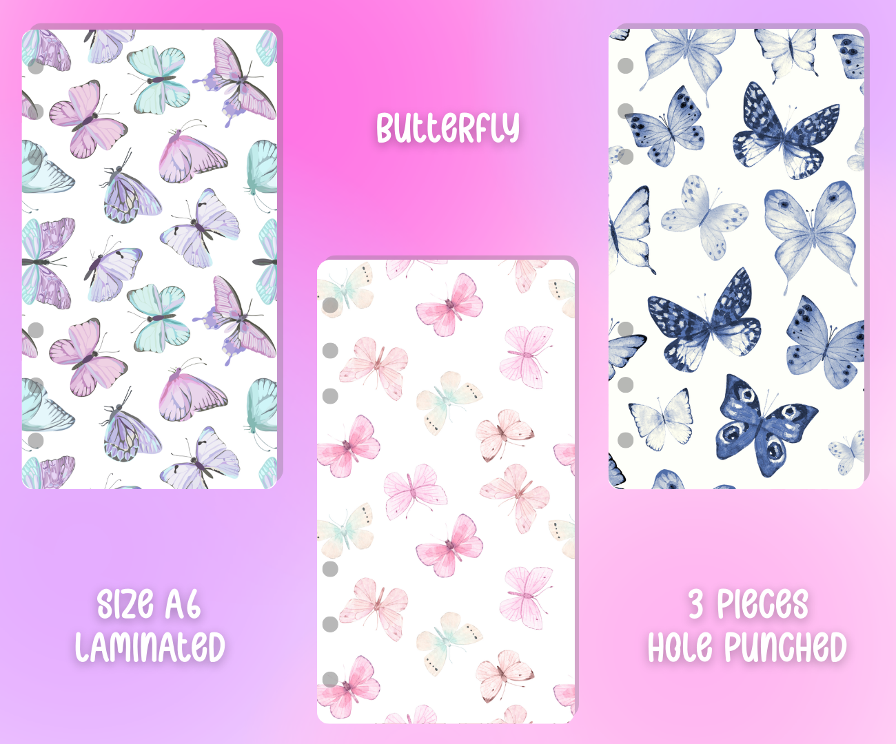 Decorative Binder Dashboards - A6