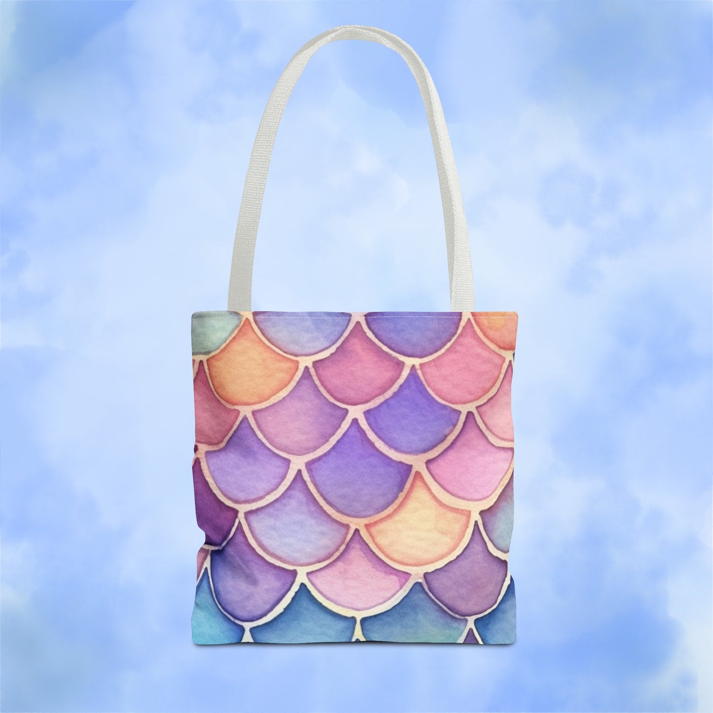 Watercolor Mermaid Tote Bag