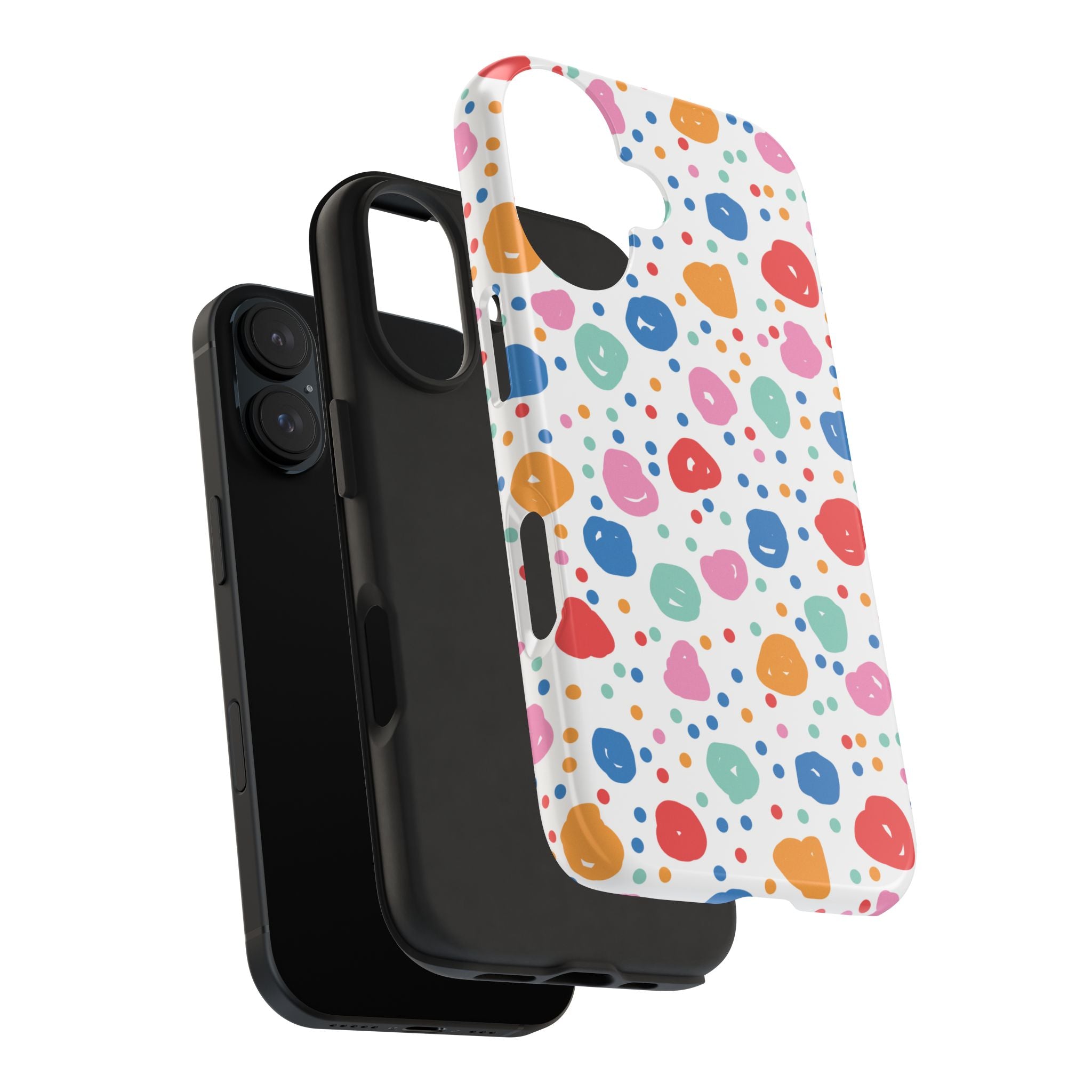 Seamless Hand Drawn Polka Phone Case (Apple & Android)