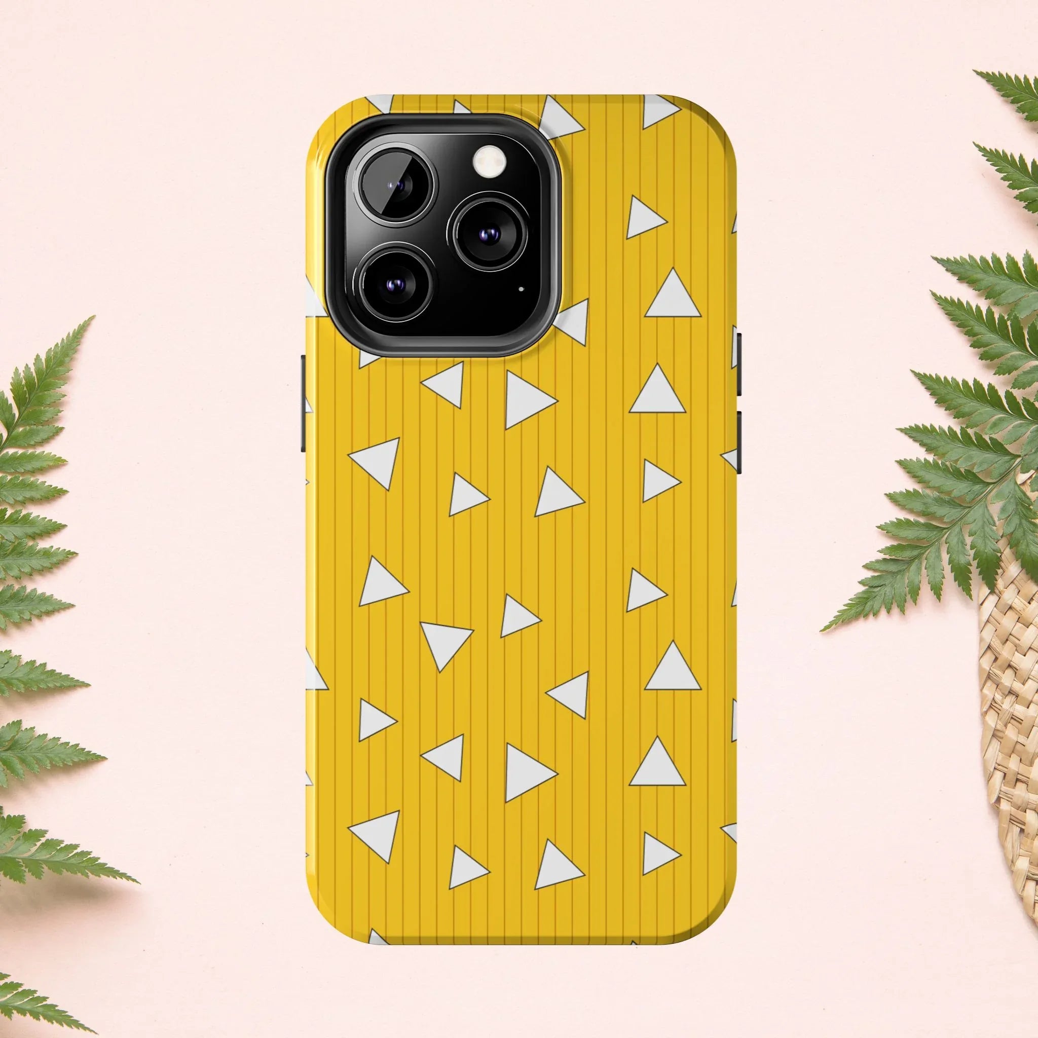 Triangle Thunder Kimono Tough Phone Case (Apple & Android) - Pink Sweetheart