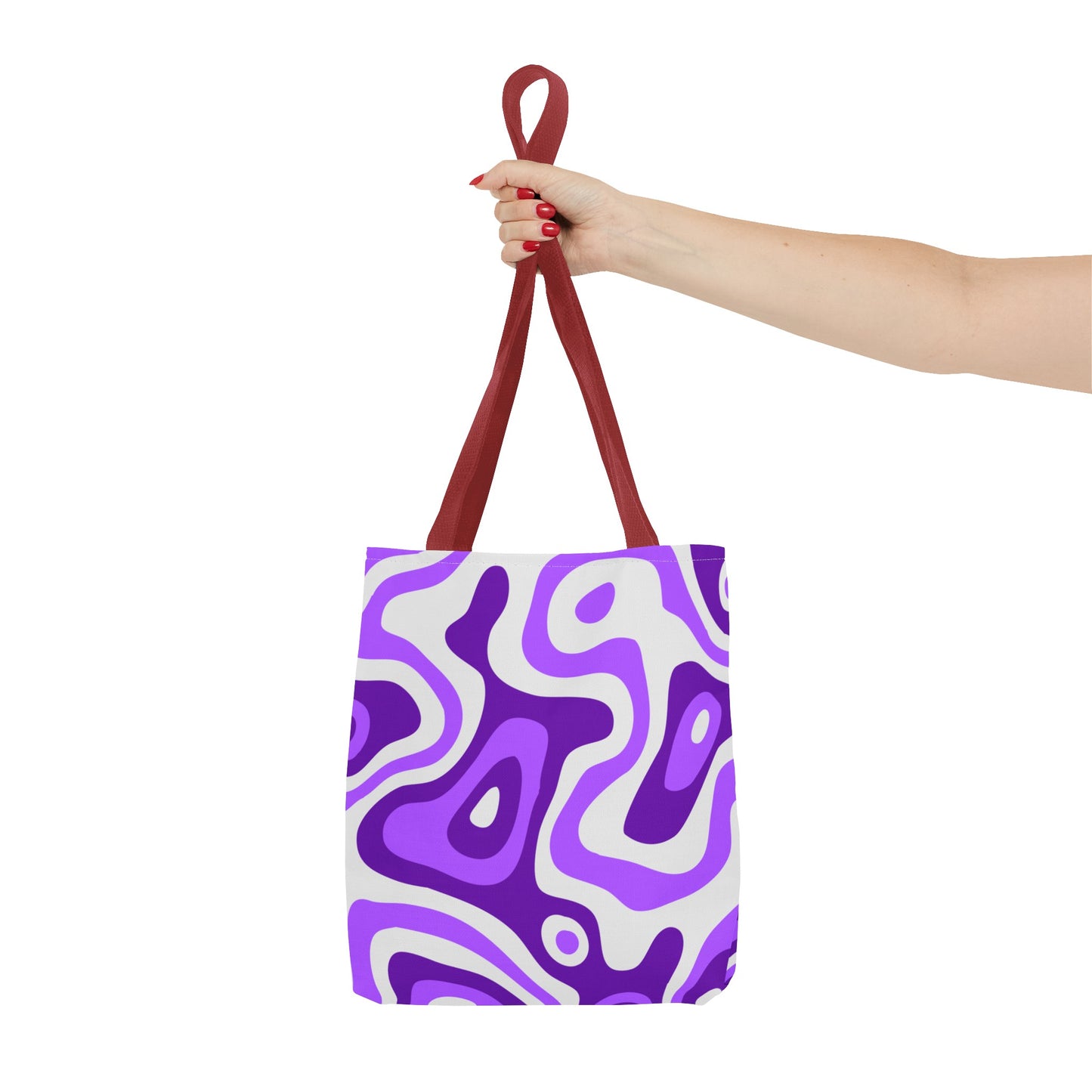 Groovy Purple Lava Tote Bag