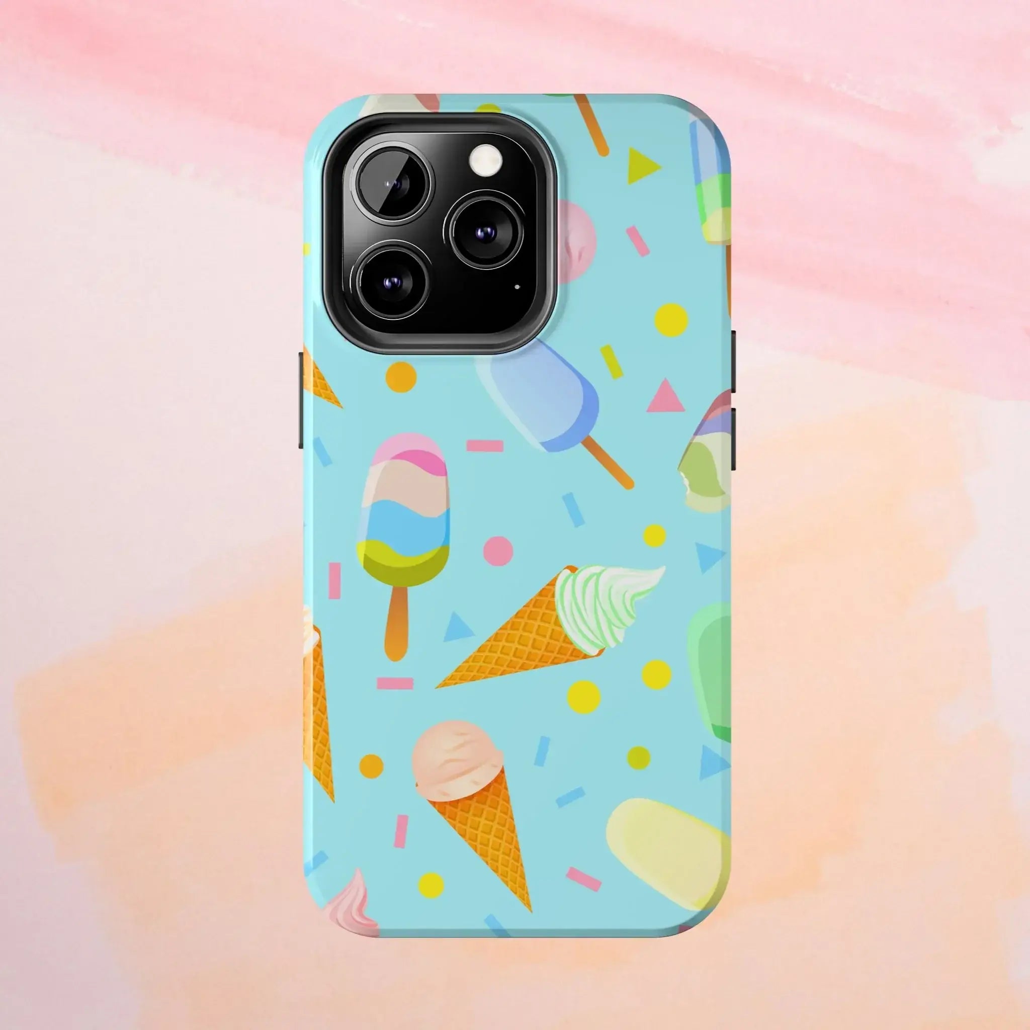 Ice Cream Festival Phone Case (Apple & Android) - Pink Sweetheart